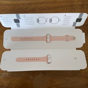 NWT Apple Watch 40mm Pink Sand Sport Band